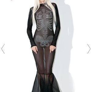 ✨☠️Dolls Kill Lovely Bones Dress☠️✨